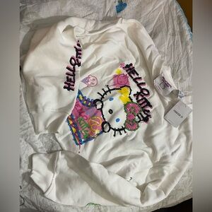 Hello Kitty Cream Top with Black and Pink Accents
